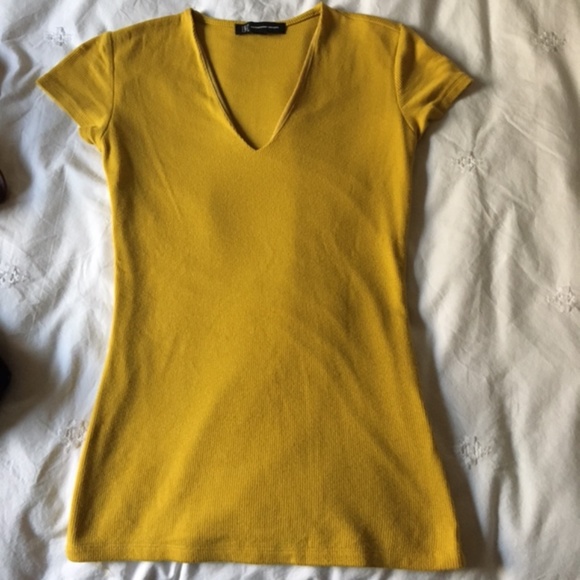 Women's INC Ribbed V-Neck Top, Created for Macy's XS - Picture 4 of 7
